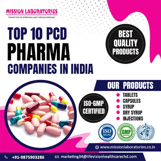 top 10 pcd pharma companies in India