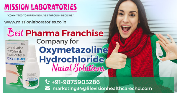 PCD company for oxymetazoline hydrochloride nasal solutions in India