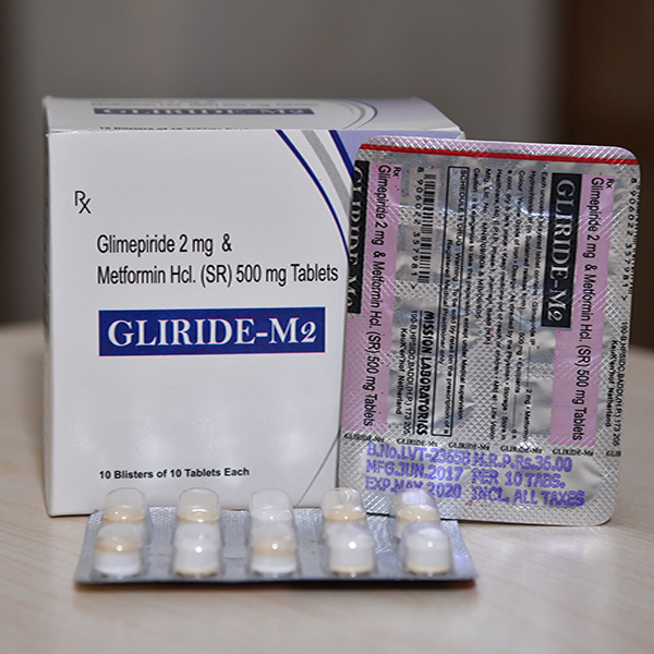 GLIRIDE-M2-TABLETS AND CAPSULES